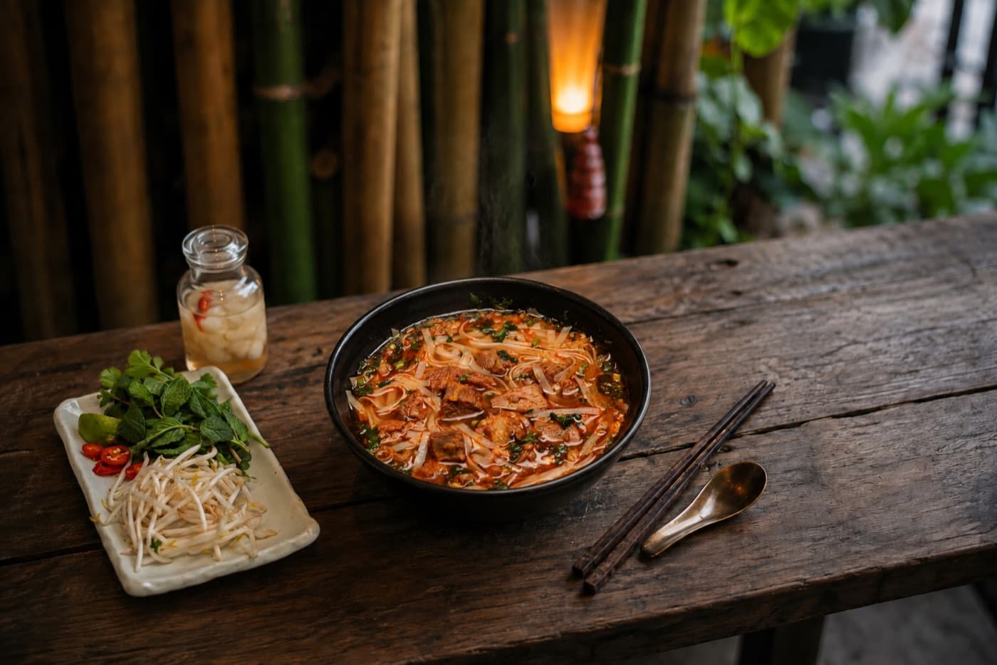 Spicy Bun Hue vermicelli noodle soup
